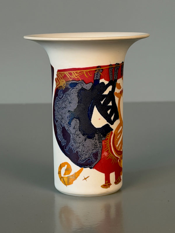 Rosenthal Gilbert Portanier Vase 1970s Cream Ceramic - Image 6