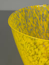 Vintage Vase Glass Vase Art Glass 1960s Yellow Glass - Image 5