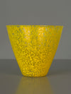 Vintage Vase Glass Vase Art Glass 1960s Yellow Glass - Image 8