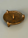 Vintage Bronze Candle Holder Candlestick 1960s Brutalist Mid Century - Image 2
