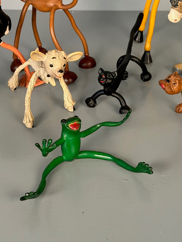 Schleich Animal Figurines 8x Zoo Animals 1970s Yellow Black - Image 3