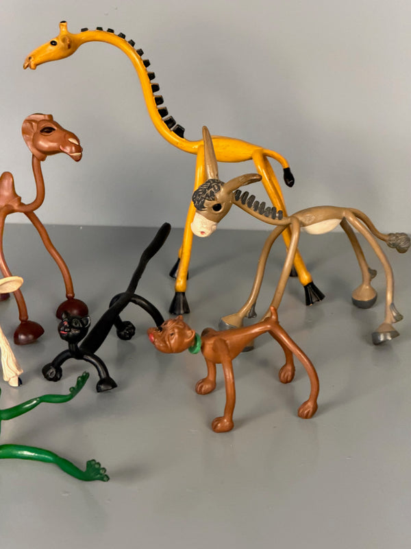 Schleich Animal Figurines 8x Zoo Animals 1970s Yellow Black - Image 4