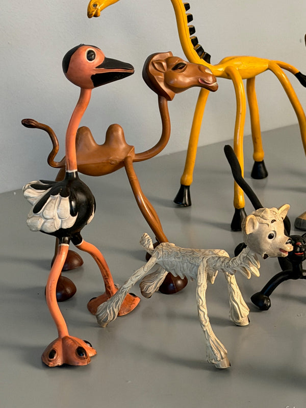 Schleich Animal Figurines 8x Zoo Animals 1970s Yellow Black - Image 5