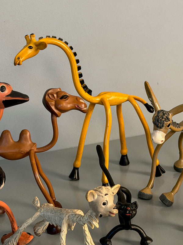 Schleich Animal Figurines 8x Zoo Animals 1970s Yellow Black - Image 7