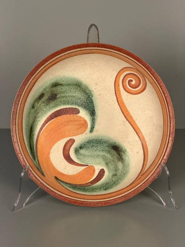 Noomi Backhausen Soholm Stoneware Ceramic Bowl 1960s Cream Terracotta Ceramic - Image 5