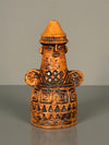 Vintage Anthropomorphic Ceramic Figurine Sculpture Incense Burner Attributed to Huguette Besson 1950s