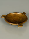 Vintage Bronze Ashtray 1960s Metal Art Handmade