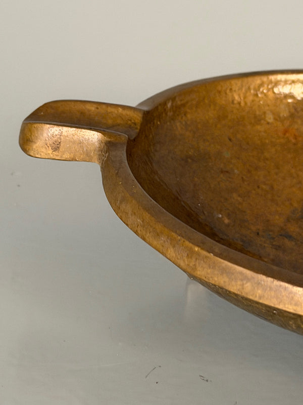 Vintage Bronze Ashtray 1960s Metal Art Handmade - Image 5