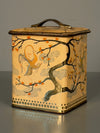 Spara Frischbrand Kaffee Tin Box 1950s Cream Orange Metal - Image 2