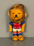 Pedigree Made in England Vintage World Cup Willie Plush Toy 60s Orange Blue