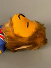 Pedigree Made in England Vintage World Cup Willie Plush Toy 60s Orange Blue - Image 9