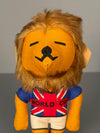 Pedigree Made in England Vintage World Cup Willie Plush Toy 60s Orange Blue - Image 10