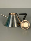 Vintage Teapot Stainless Steel Made in Japan 1980s Memphis Era - Image 8