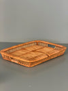 Artek Vintage Rattan Tray Basket Serving Tray 1970s