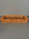 Artek Vintage Rattan Tray Basket Serving Tray 1970s - Image 2