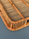 Artek Vintage Rattan Tray Basket Serving Tray 1970s - Image 9