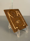 Vintage Travel Icon Brass Antique Russia Travel Altar Enamel - Image 5