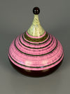 Rosenthal Studio Line Emilio Pucci Vase 1960s Brown Pink Ceramic - Image 3
