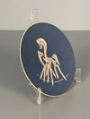 L'Ancora Azura Arno Kiechle Decorative Plate 1950s Navy Blue Cream Ceramic - Image 5