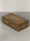 Vintage Brass Box Cigar Case Jewelry Box 1930s - Image 3