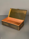 Vintage Brass Box Cigar Case Jewelry Box 1930s - Image 8