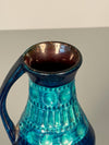 Bay Keramik Bodo Mans Handle Vase 224-20 1960s Teal Ceramic - Image 4