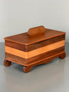 Vintage Wooden Box Teak Treasure Chest 1960s Mid Century - Image 3