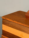 Vintage Wooden Box Teak Treasure Chest 1960s Mid Century - Image 6