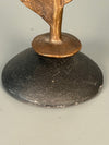Vintage Candle Holder Bronze and Ceramic 1960s Brutalist - Image 5