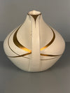 Vintage Ruscha Handle Vase Jug Ceramic Model 315 1960s Cream Gold - Image 3