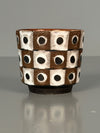 Schlossberg Ceramic Planter 1960s Brown White Mid Century - Image 2