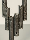 Vintage Candleholder Brutalist Mid Century 1960s Iron Wrought Iron - Image 7