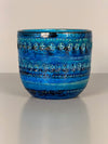 Bitossi Aldo Londi Vintage Planter 1950s Cerulean Ceramic - Image 2
