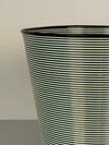 Rotaflex Wastebasket 1960s Black Light Green Metal - Image 4
