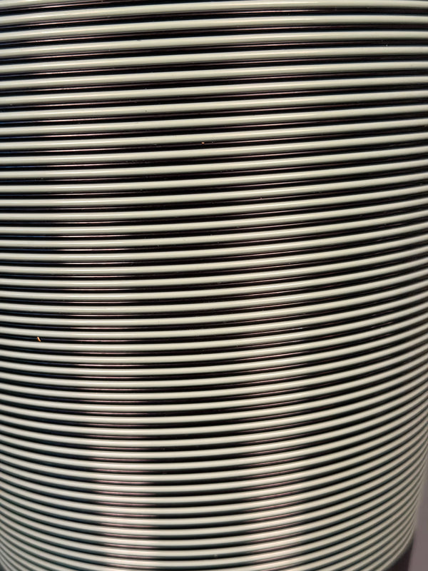 Rotaflex Wastebasket 1960s Black Light Green Metal - Image 8