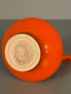 Jopeko Vase Vintage WGP Fat Lava Handle Vase 60s 70s Orange Ceramic - Image 8