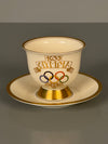 Tuppack Tiefenfurt Cup and Saucer Olympic Games 1936 Porcelain Gold Trim