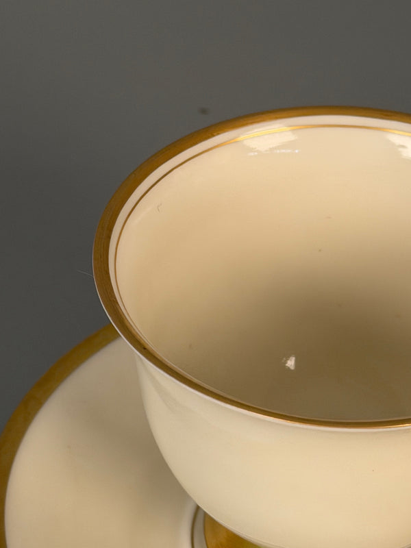 Tuppack Tiefenfurt Cup and Saucer Olympic Games 1936 Porcelain Gold Trim - Image 6