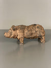 Vintage Ceramic Rhino Art Ceramic Studio Pottery Animal 1960s