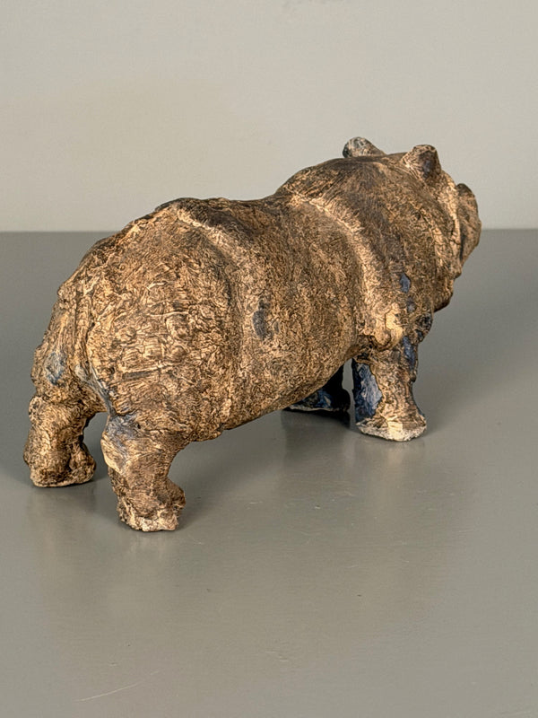 Vintage Ceramic Rhino Art Ceramic Studio Pottery Animal 1960s - Image 5