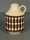 Jasba Vintage Vase Pitcher 1960s Cream Brown Ceramic - Image 4
