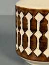 Jasba Vintage Vase Pitcher 1960s Cream Brown Ceramic - Image 8