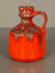 Jopeko Vase Handle Vase 60s Red Brown Ceramic