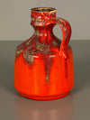 Jopeko Vase Handle Vase 60s Red Brown Ceramic - Image 2