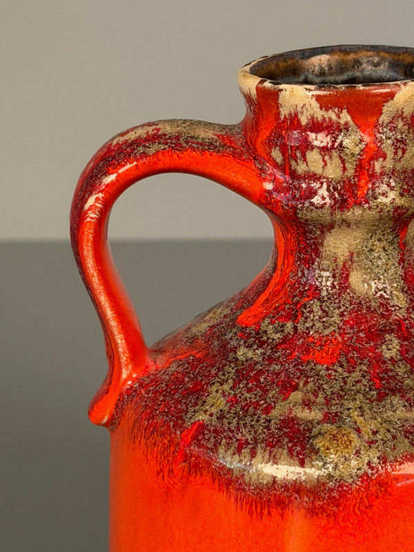 Jopeko Vase Handle Vase 60s Red Brown Ceramic - Image 6