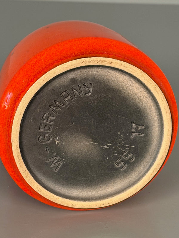 Jopeko Vase Handle Vase 60s Red Brown Ceramic - Image 9