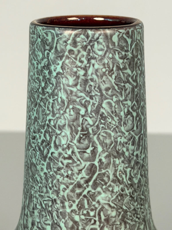 Jasba Keramik Vase 152-19 1960s Teal Brown Ceramic - Image 6