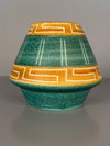 Bay Keramik Vase 576-17 1960s Teal Golden Brown Ceramic - Image 8