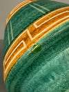 Bay Keramik Vase 576-17 1960s Teal Golden Brown Ceramic - Image 9