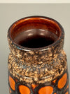 Scheurich Vase Decor 242-22 1960s Black Orange Ceramic - Image 6